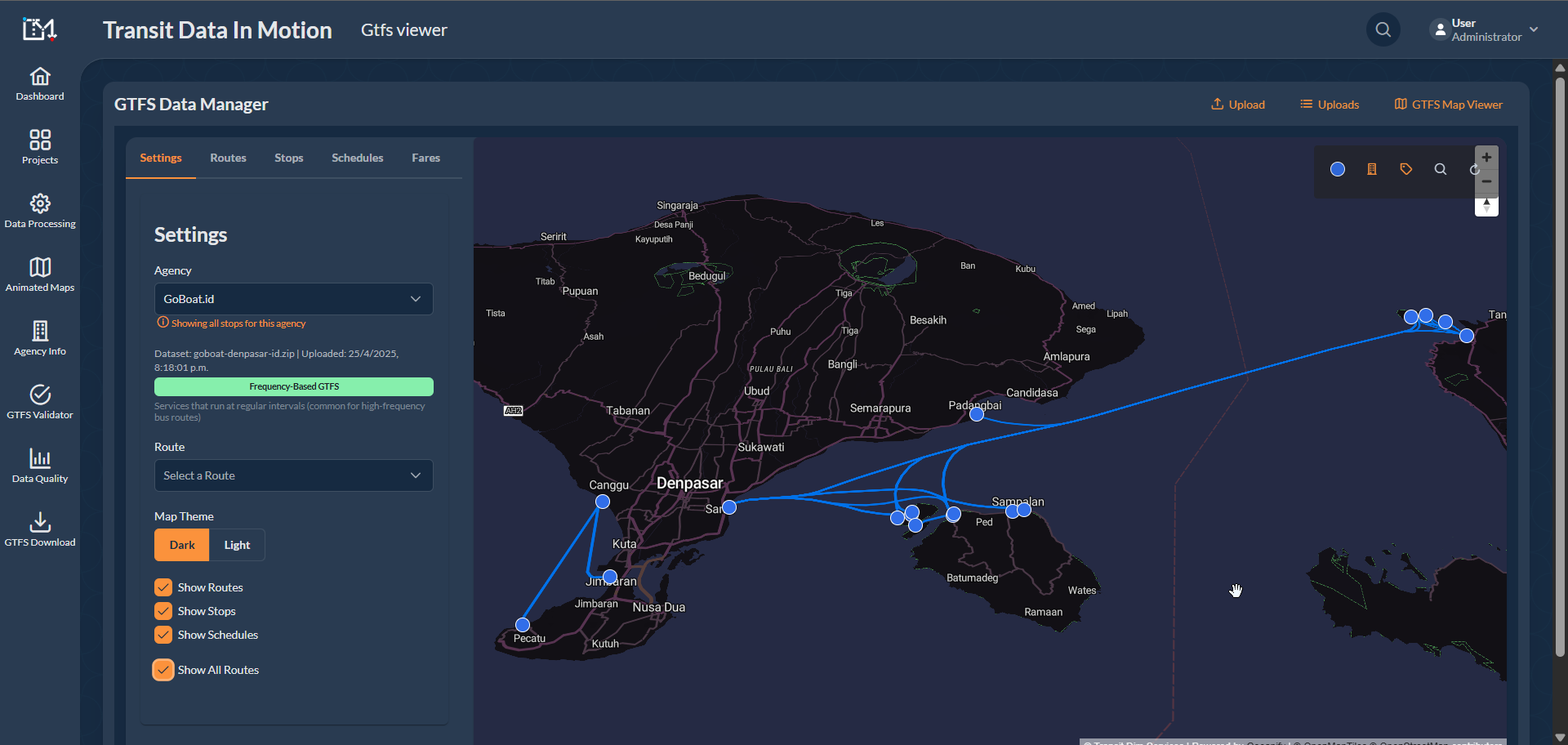 GoBoat fleet management interface