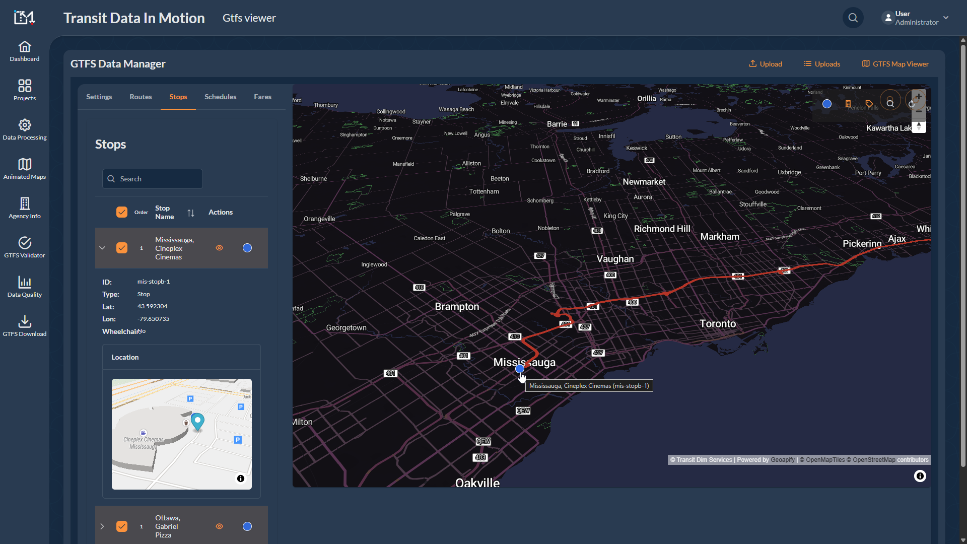 Maple Bus ticketing system