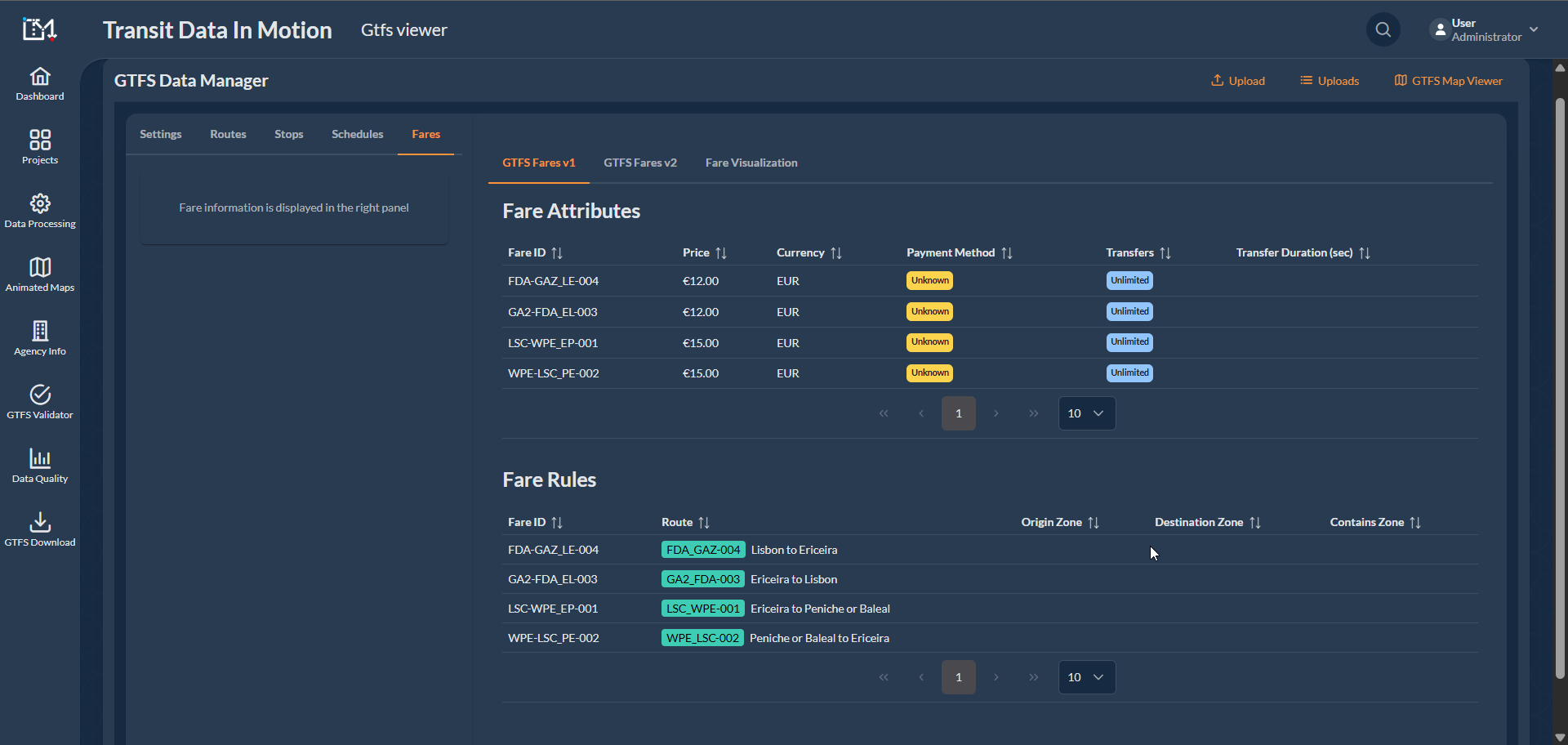Wavy Bus real-time location tracking